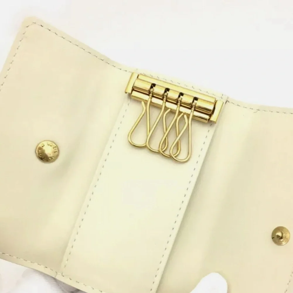 Louis Vuitton White Leather Card Holder - Picture 3 of 7